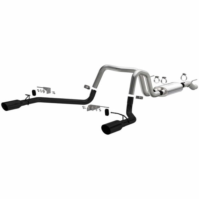 Fits 2021-2023 Ford F-150 Magnaflow Performance Exhaust System Kit 19562 Street Series Cat Back System; Stainless Steel; With Muffler; 3 Inch Pipe Diameter; Single Exhaust With Dual Exit