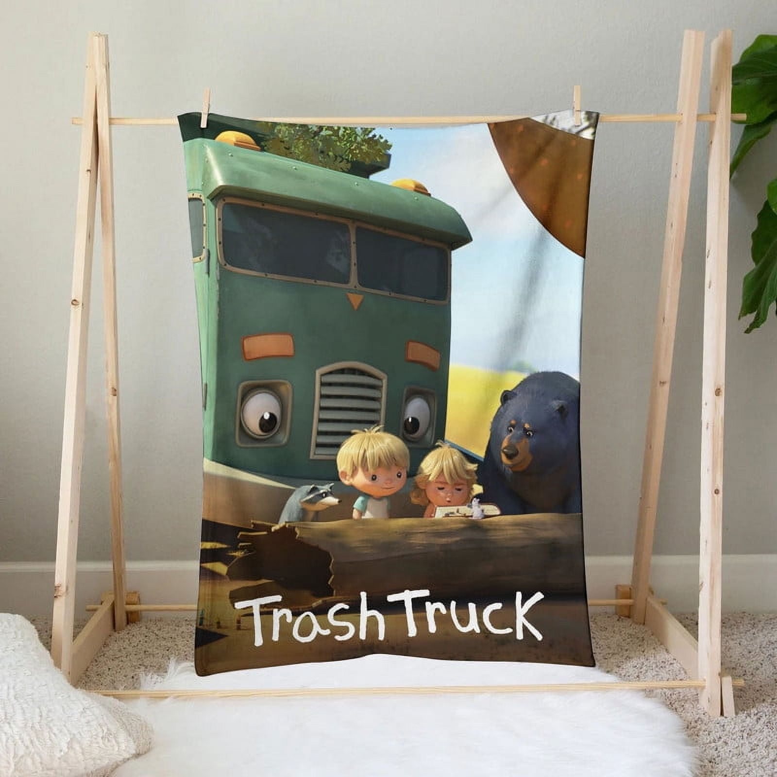 Trash Truck Throw Blanket Gifts for Fans Lover Girls Boys Women Present Hoodie Him Bed 30"x40"