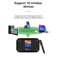 thumbnail image 2 of Router MiFi PortáTil 4G WiFi 150Mbps 3000 MAh MóDem Mifi Coche MóVil Wifi Punto de Acceso InaláMbrico con Ranura para Tarjeta SIM y Pantalla, 2 of 5