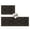 Gray, variant on Golden Spiders 2 Pieces Non-Slip Kitchen Mat Set, Vintage Gold Web Insects Damask Border Black Soft Door Mat with Rubber Backing, Dirtproof Rugs for Entrance Doorway, 15.7 x 47.2in