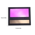 thumbnail image 4 of Maoww Auto Darkening Welding Lens Automatic Dimming Large Viewing Screen Solar Powered Radiation Protection Weld Hoods for, 4 of 6