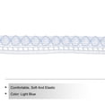 thumbnail image 3 of Lace Trim, 10 Yards 1/2 Inch Vintage Lace Ribbons for Craft Package Decoration Wedding Headbands Light Blue, 3 of 6