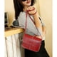 thumbnail image 5 of Bolso bandolera de cuero estilo vintage para mujer Sexagesimo (rojo vino), 5 of 6