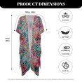 thumbnail image 6 of DISNIMO Sea Turtle Print Women's Kimono Swimsuit Cover Ups Cardigan Summer Cover Up Casual Loose Beach Coverups for Vacation, 6 of 6