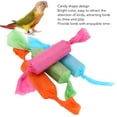 thumbnail image 4 of Juguetes de Mástica de Pájaros, Sola Stick Juguetes Resistencia a las aves Forma Candy 4pcs para tortolitos para cacatúas para palomas, 4 of 7