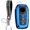 C Blue, variant on Key Fob Cover Compatible with Toyota Hilux Innova Rav4 Fortuner Prado Camry CHR Corolla Highlander Land Cruiser 200 Crown Yaris Prius 2016-2025 TPU 3 Button Keychain Case Holder Protector,C Blue