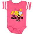 thumbnail image 3 of Inktastic The Sweetest Boy with Bee and Honey Combs Boys or Girls Baby Bodysuit, 3 of 5