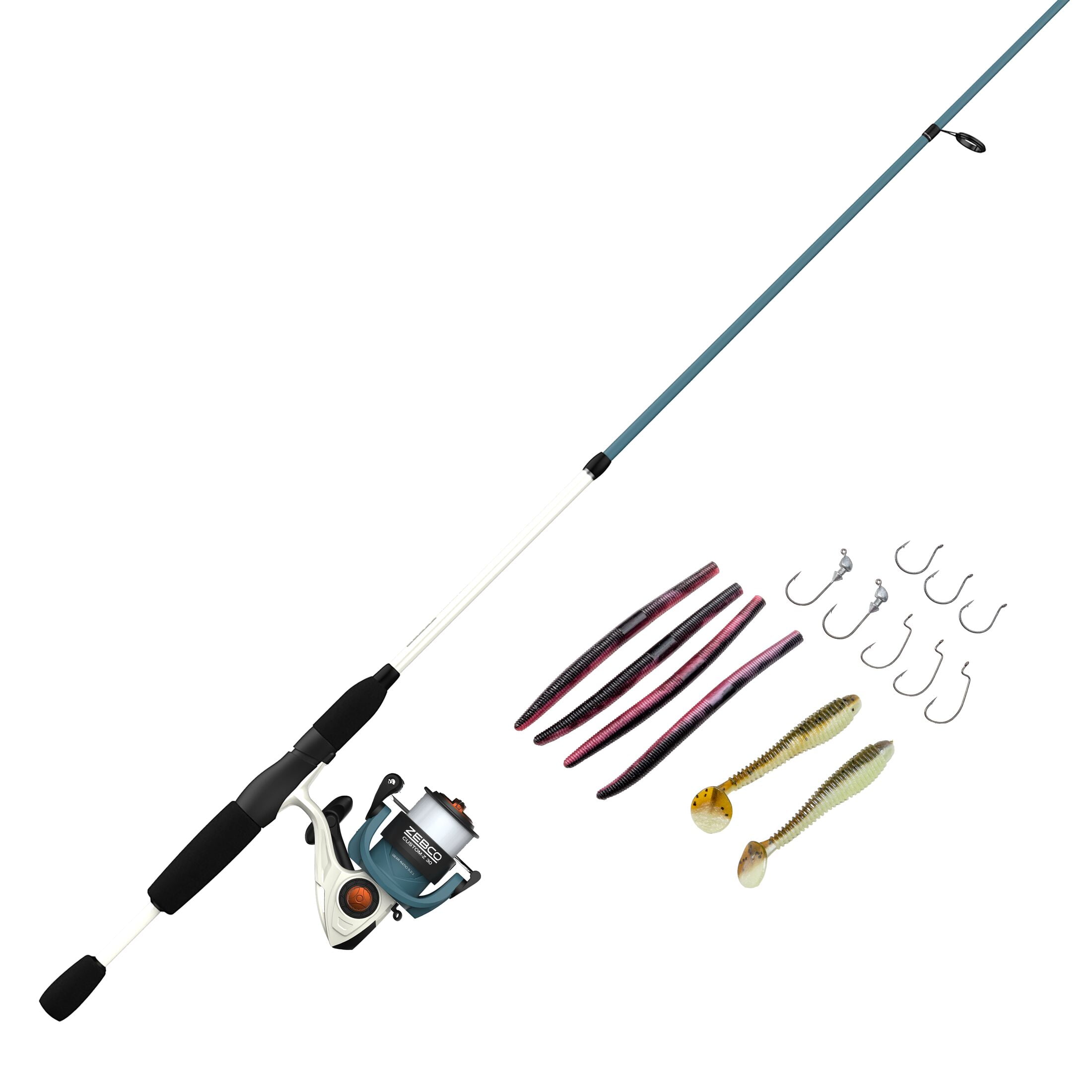 Zebco 404 5.6ft 2-Piece Spincast Fishing Rod with Size 40 Reel