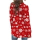 thumbnail image 4 of Cárdigan de manga larga para mujer, moda informal, blusa con estampado navideño, abrigo para mujer, 4 of 6
