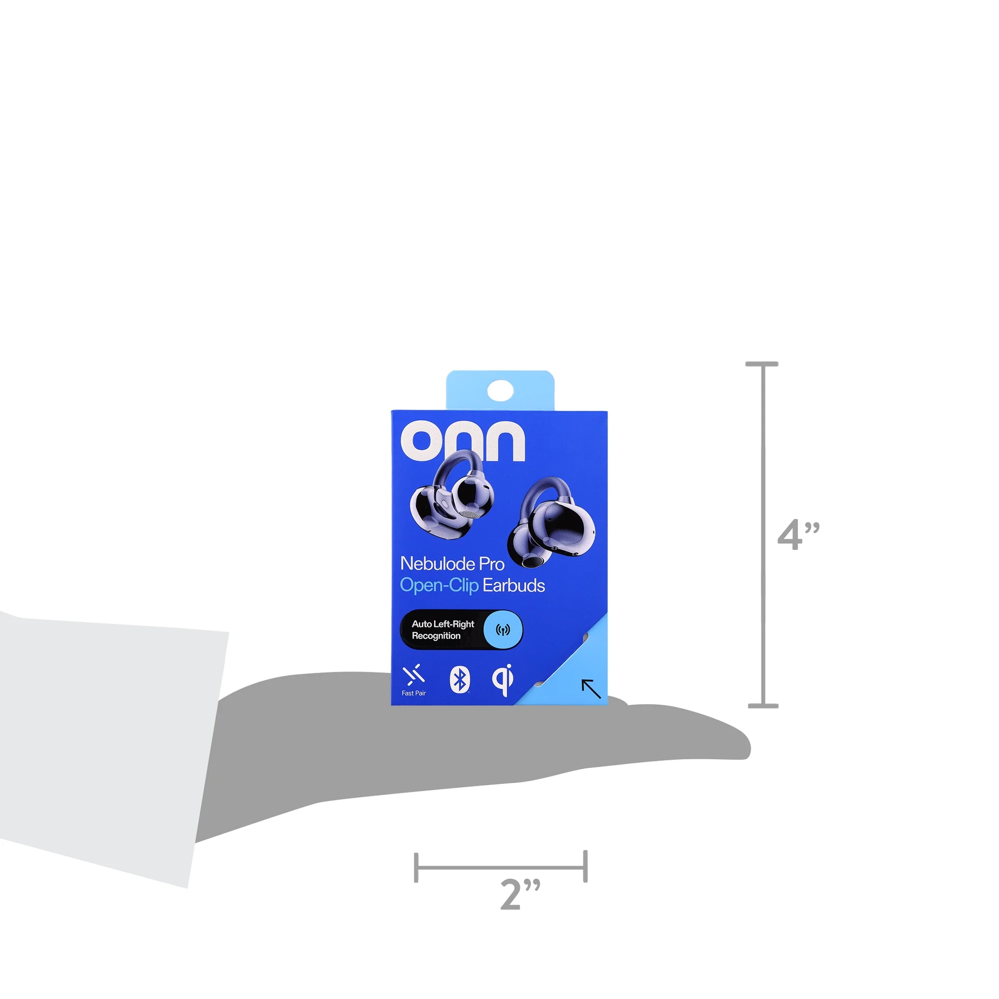 Auriculares inalámbricos de clip abierto onn Nebulode Pro, azul 8