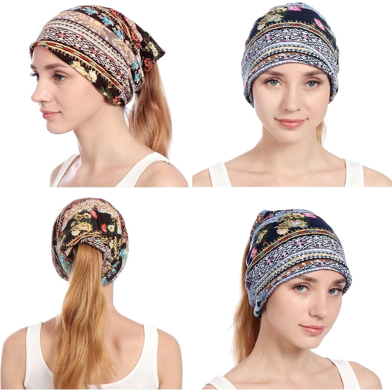 Cotton Slouchy Beanie Hip-Hop Soft Lightweight Running Beanie Adult Skull Hat Cotton Slouchy Beanies Hip-Hop Soft Lightweight Running  main image 2
