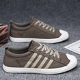 thumbnail image 2 of Men'S Low-Top Lace-Up Canvas Sneakers, Stylish And Comfortable Walking Shoes That Are Breathable And Perfect for Casual Wear, 2 of 7