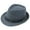 42_Green, variant on KALE Fedora Hat Straw Trilby Retro Solid Color White