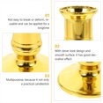 thumbnail image 3 of unbranded 12Ud Soporte De Vela Electrónico Dorado Base Para Pillar De Plástico Resistente Decorativo, 3 of 8