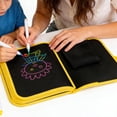 thumbnail image 4 of Reusable Book and Pens - Erasable Coloring Book Drawing Sketchpad with 6 Pens, Robust Reusable Material, Endless Fun for Home School Travel, YE, 4 of 9
