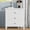 28'' White, variant on Hemvt Bedside Nightstand with 3 Drawers, Compact Pine Wood Side Table with Easy-Glide Storage, Modern End Table for Couch, Sofa or Office