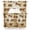Brown, variant on Leopard Kitchen Curtains Swag Valance for Windows/Bathroom/Cafe, Vintage Primitive Animals Rod Pocket Drape Panel Swag Curtains Valance for Bedroom/Living Room 56"x36"