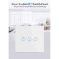 thumbnail image 3 of 4 Pcs Interrupteur de Volet Roulant Intelligent WiFi, Interrupteur de Volet Roulant Intelligent Connecté à Alexa et Google Home, 3 of 5