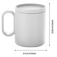 thumbnail image 4 of BotaniNest Smart Warming Cup Pad With Ceramic Mug 3 Temp USB Coffee Warmer Leakproof T Ouch Control 15W Fast Heating Desk Mat For O Ffice/Home (Black/White) HC 804, 4 of 7