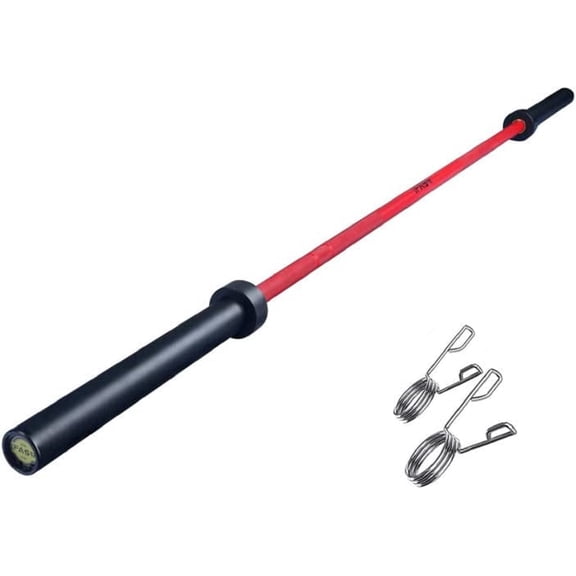 Exercise Equipment 7.2Ft Barbell Bar for 2" Olympic Plates, Home Gym Weightlifting Bar Solid Chrome Weight Bar 5Ft Fitness Training Curl Barbell,Home Gym Equipment