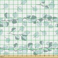 thumbnail image 2 of Ambesonne Botanical Fabric by the Yard Upholstery, Soft Toned Leafy Branch, 3 Yards, Pale Pink White, 2 of 5