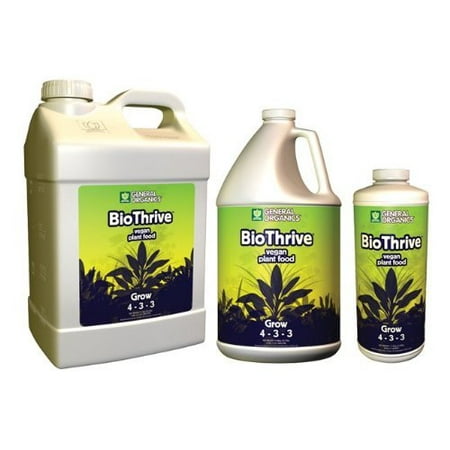 General Hydroponics GH5123 BioThrive Grow, 1-Gallon [1 (Best Way To Grow Hydroponic Weed)