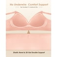 thumbnail image 3 of Cassie Liz Deep V Bras for Women Seamless Bralette Comfort Push Up Plunge Bra with Support, 3 of 7
