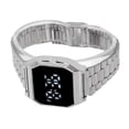 thumbnail image 1 of ROLOJ LED, RELOJ Deportivo Digital Con Pantalla Tactil Conarma Aarma, Cronógrafo, Función de Luz Nocturna, Correa de Acero inoxidable, Para Uso Diario, Reloj, LED, Roloj, 1 of 7
