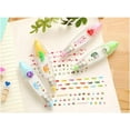 thumbnail image 2 of HUGFEGWE Cute Animal Type Decorative Pen 2023 New Decorative Tape Pen Creative Cartoon Pattern Lace Correction Tape Children's Card Postcard Notebook Mini Cute Markers(B) CJB91-26913, 2 of 7