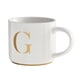 thumbnail image 2 of Taza para Café de Iniciales Oro de 500ml LuckyLy, Letra A dorado 500 ml, 2 of 8