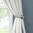 thumbnail image 2 of Lumi 3/4 in. Dia. Curtain Holdback (2-Pack / 4-Pack) 2 PACK - Matte Black, 2 of 5