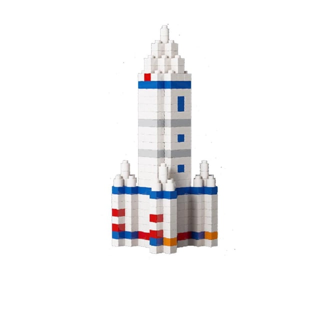 Space Astronaut Planet Series Micro-Diamond Building Blocks Diy Niños Juguetes De Bloques De Construcción Ensamblados Para Niños Yuarrent FN007545-01