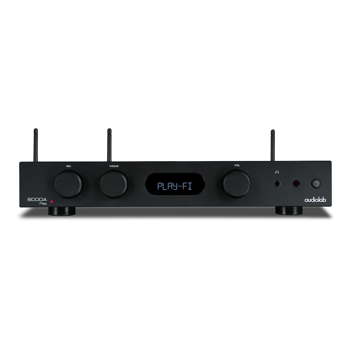 Audiolab 6000A PLAY Integrated Amplifier with Wireless Audio Streaming  (Black)