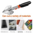 thumbnail image 4 of Visland Trunking Miter Shears with Ergonomic Handle Safety Lock Design Angular Cutting Multifunctional Molding Angular Trim Cutter Hand Tool, 4 of 8
