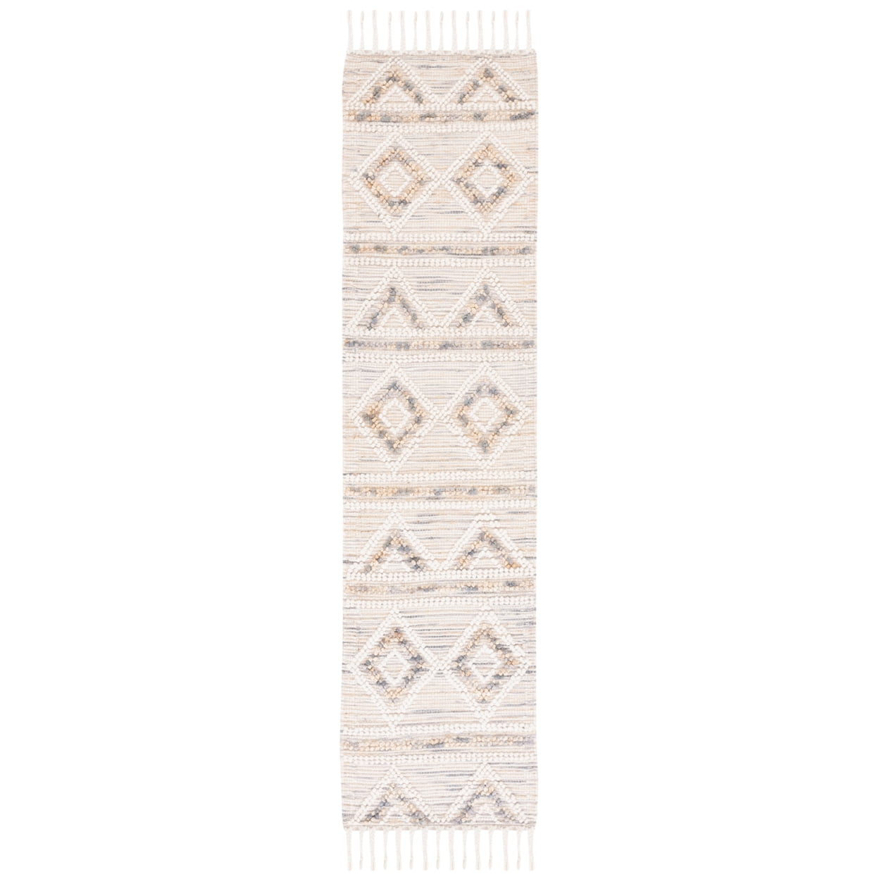 SAFAVIEH Natura Chloe Southwestern Area Rug, Ivory/Grey, 3' x 5'