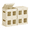 Beige-L(4-Pack), variant on Beige L(2-Pack) Large Collapsible Divided Fabric Clothes Storage Chest with Lids and Windows