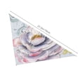 thumbnail image 3 of Honeii Vintage Rose print Pet Bandana，a stylish triangle accessory perfect for small to large dogs, puppies, and even cats, 3 of 5