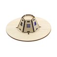 thumbnail image 1 of Madera DIY Modelo Aeroespacial Juguetes de Aprendizaje Temprano Tecnología Pequeña Producción Proyecto de Construcción para Adolescentes Niños Regalos Hugo Aeroespacial de bricolaje, 1 of 10