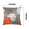 thumbnail image 3 of Edgergery Yellow Grey Pillow Covers 18x18 Inch,Xmas Decorative Daisy Throw Pillow Cover for Couch Modern Farmhouse Pillow Case for Living Room Outdoor Home Decor, 3 of 5