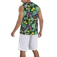 thumbnail image 2 of Naloa Watercolor Cactuses Basketball Jersey Reversible Men's Mesh Athletic Sports Shirts Training Practice S-4XLXX-Large, 2 of 6