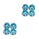 thumbnail image 4 of Tholdsy Tuercas de brida RC de 4 piezas, pieza de actualización de Metal profesional, Kit de ajuste modificado dentado duradero, reemplazo Azul claro 2piezas, 4 of 6