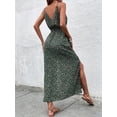 thumbnail image 2 of Women's Bohemian Wrap Boho Maxi Dress - Sleeveless V-Neck with Cut-Out and High Slit by Estella's, 2 of 6