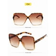 thumbnail image 2 of Fashion Women Oversized Sunglasses Brand Designer Big Frame Sun Glasses for Female Trendy Shade with Gradient Lense UV400, 2 of 6