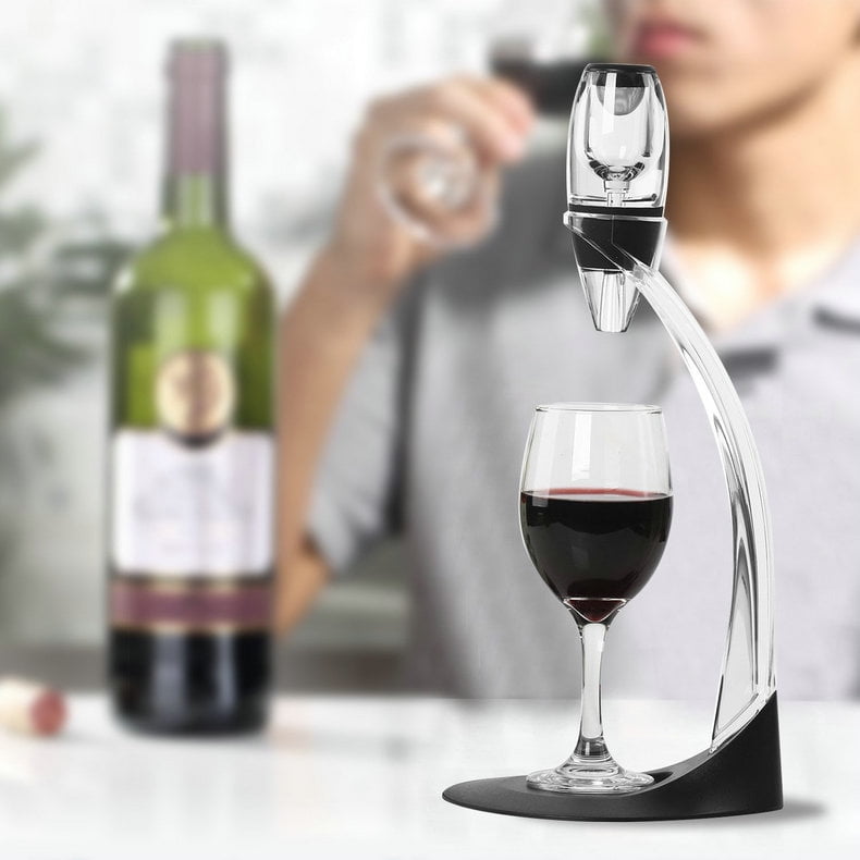 Red Wine Bottle Aerator Decanter Aerating Pourer Spout Bar Accessory Set  PLV 