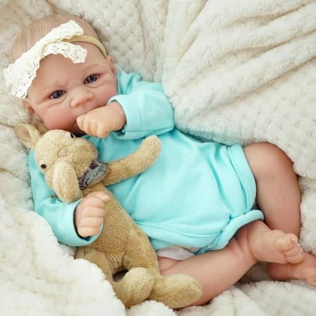 Realistic Newborn Baby Dolls,17" Lifelike Reborn Sleeping Baby Boy Doll Joseph, that Look Real for 3+ Year Old