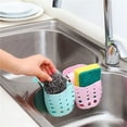 thumbnail image 6 of Kitchen Sink Shelf Soap Sponge Drain Rack Holder Decker Hanging Basket Storage Suction Cup Kitchen Organizer Sink Accessories Wash Dropshipping, 6 of 8