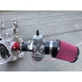 thumbnail image 2 of JRL VM34 Carburetor Air Filter Adapter Kit For Predator GX390 420cc Mikuni GoKarts 58mm Air Filter Red, 2 of 5