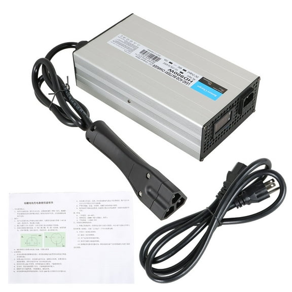LABLT 48V 15A Battery Charger with RXV Plug/LED For Club Car EzGo Yamaha Golf Cart