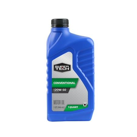 (3 Pack) Super Tech SAE 20W-50 Conventional Motor Oil 1 qt.