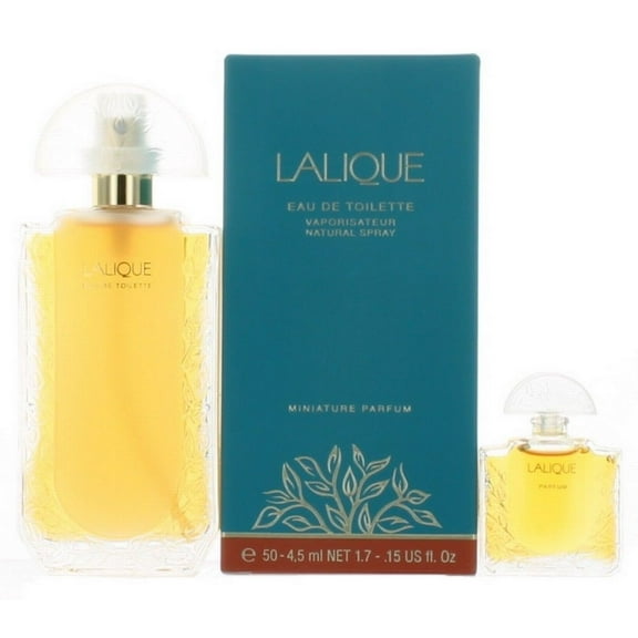 Lalique (Classic Edition) by Lalique for Women EDT Perfume Spray 1.7 oz. MINI Parfum 0.15 oz. New in Box